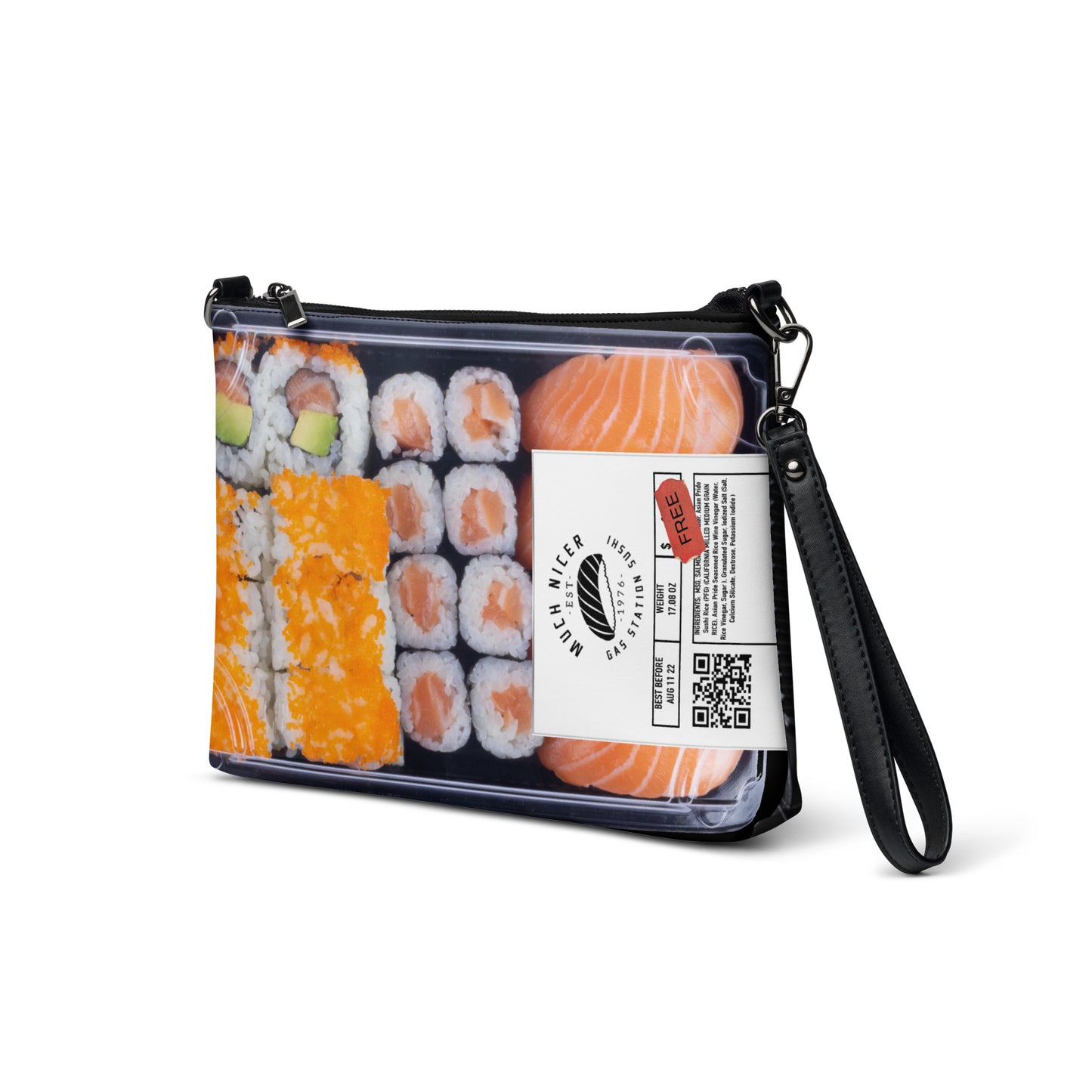 Sushi faux leather crossbody bag/clutch - MUCH NICER