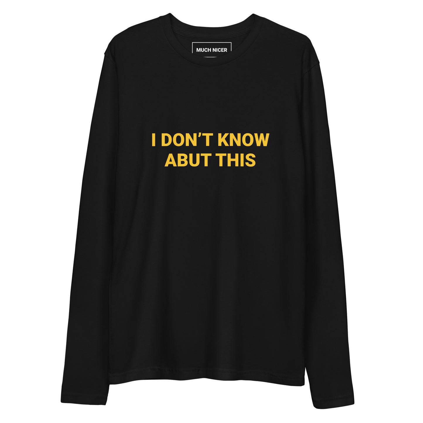 Long Sleeve Fitted Crew - MUCH NICER