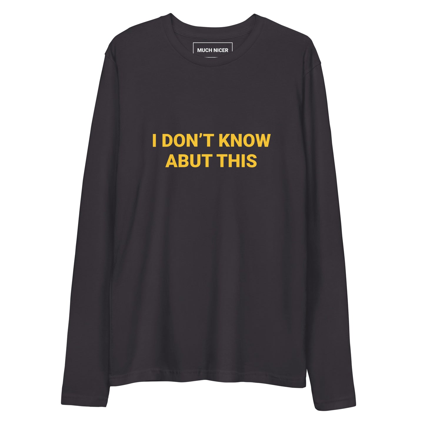 Long Sleeve Fitted Crew - MUCH NICER