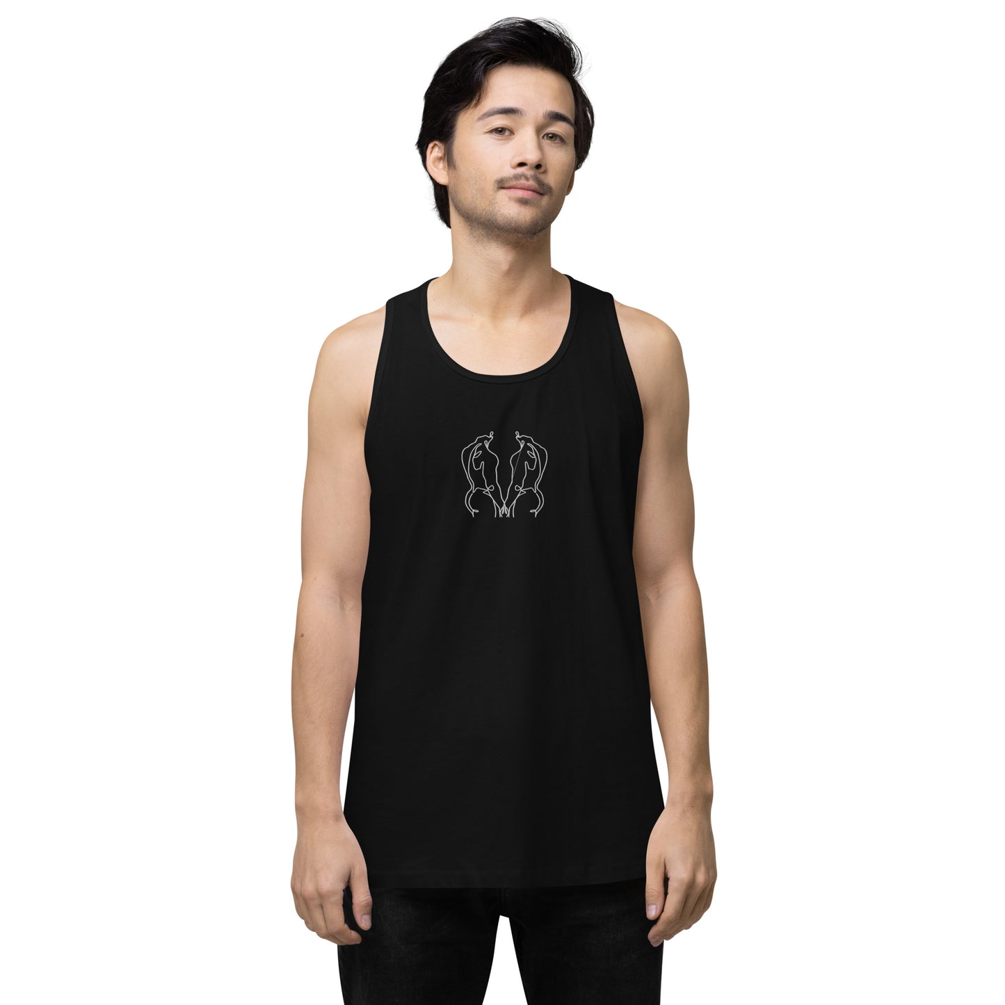 Embroidered tank top