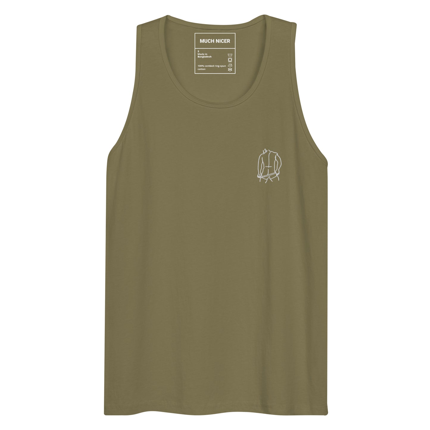 Embroidered tank top