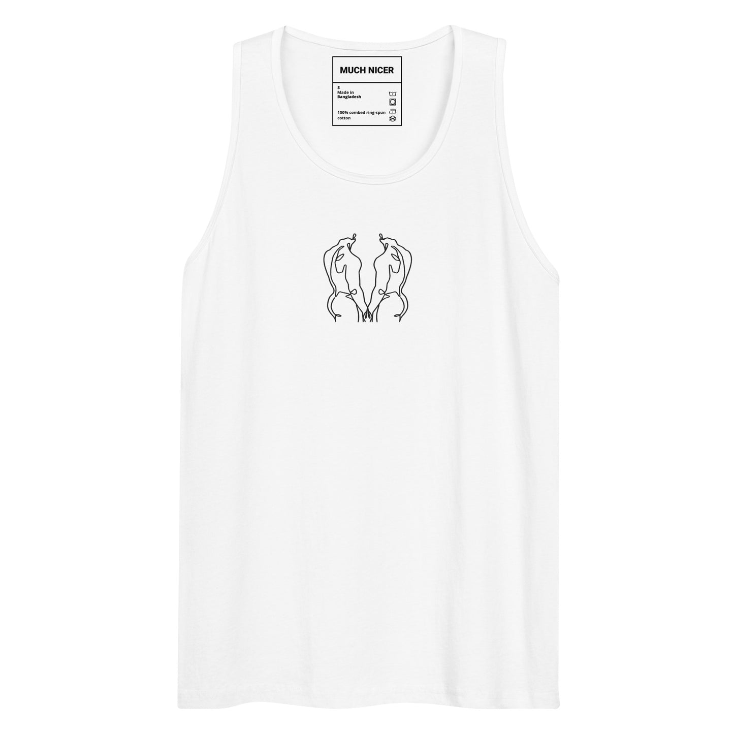 Embroidered tank top