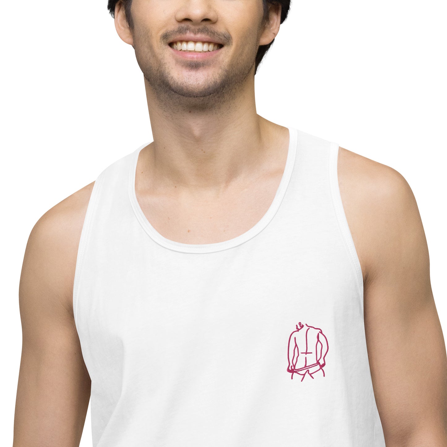Embroidered tank top