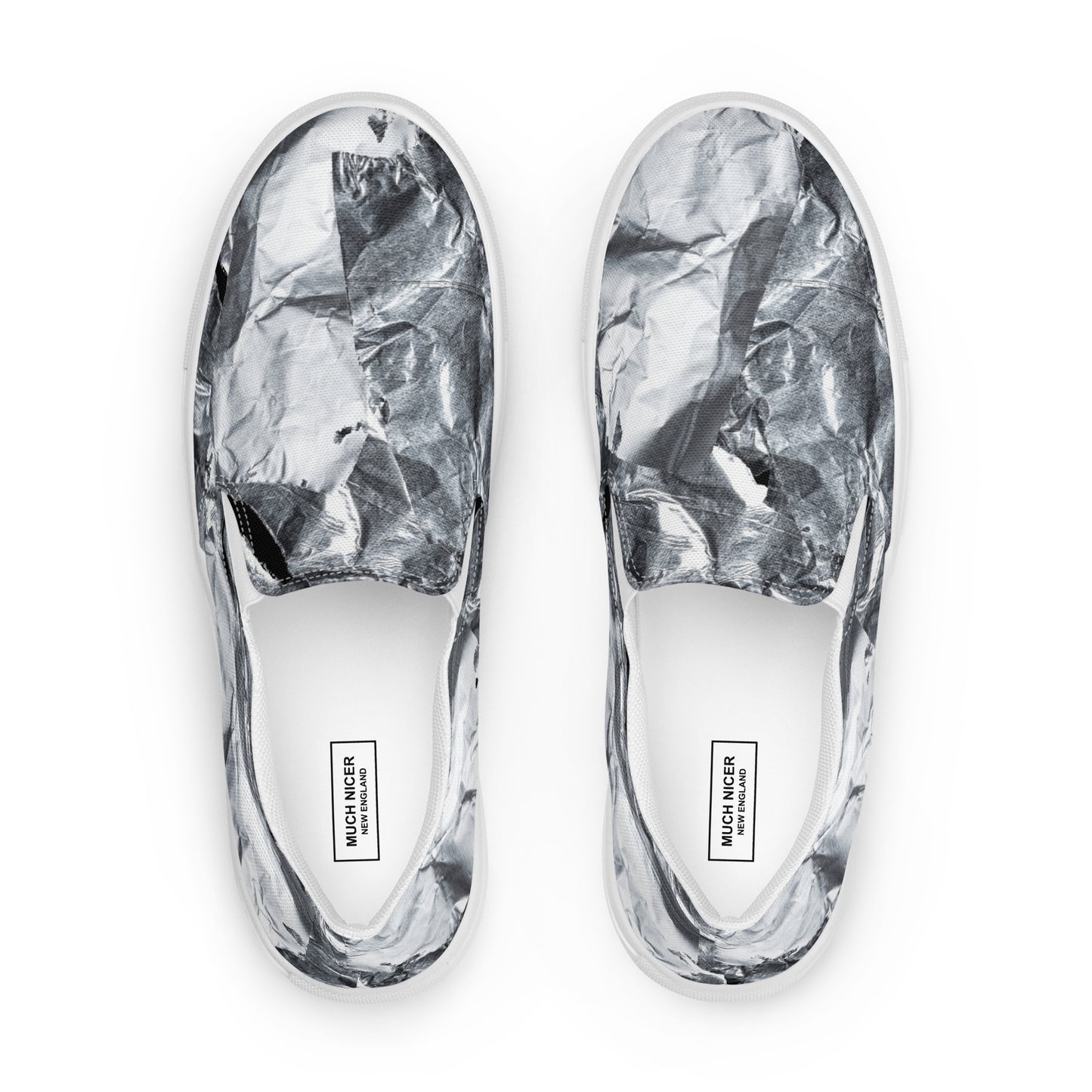 Foil men’s slip-on canvas shoes - MUCH NICER