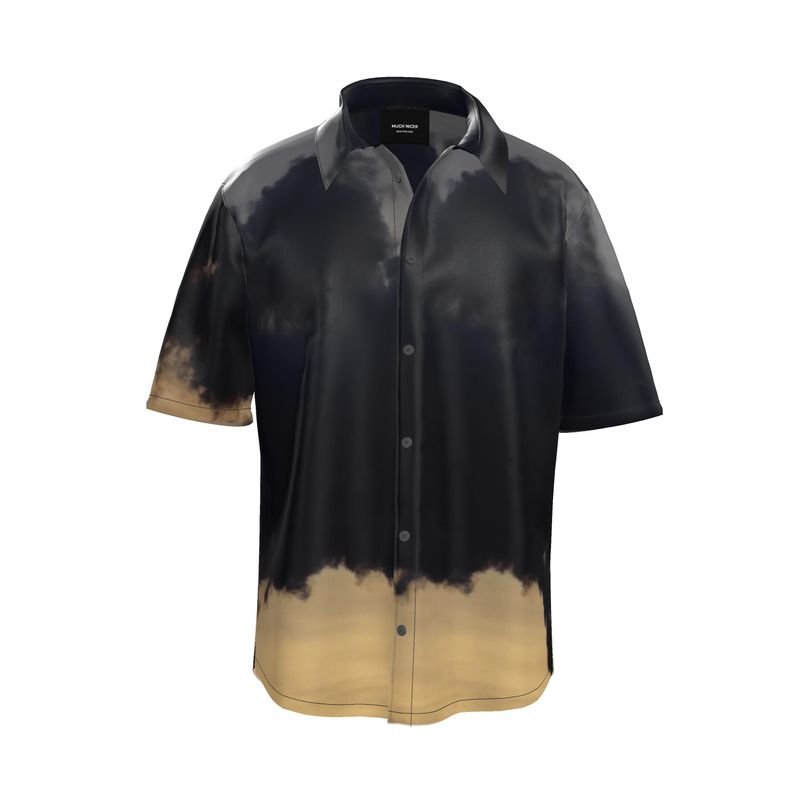 Natural silk short sleeve shirt - MUCH NICER