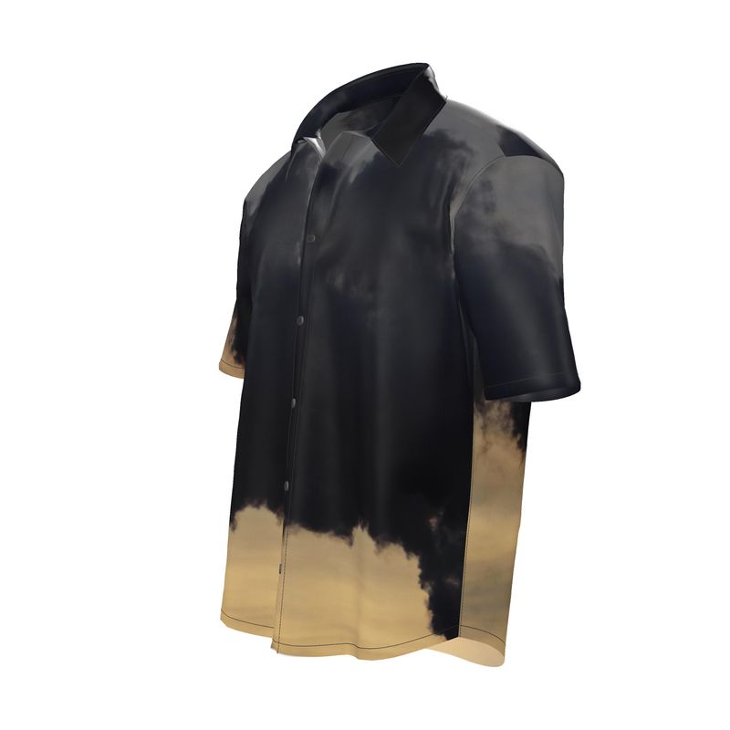 Natural silk short sleeve shirt - MUCH NICER