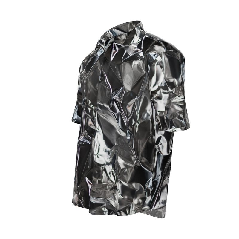 Natural silk short sleeve shirt - MUCH NICER