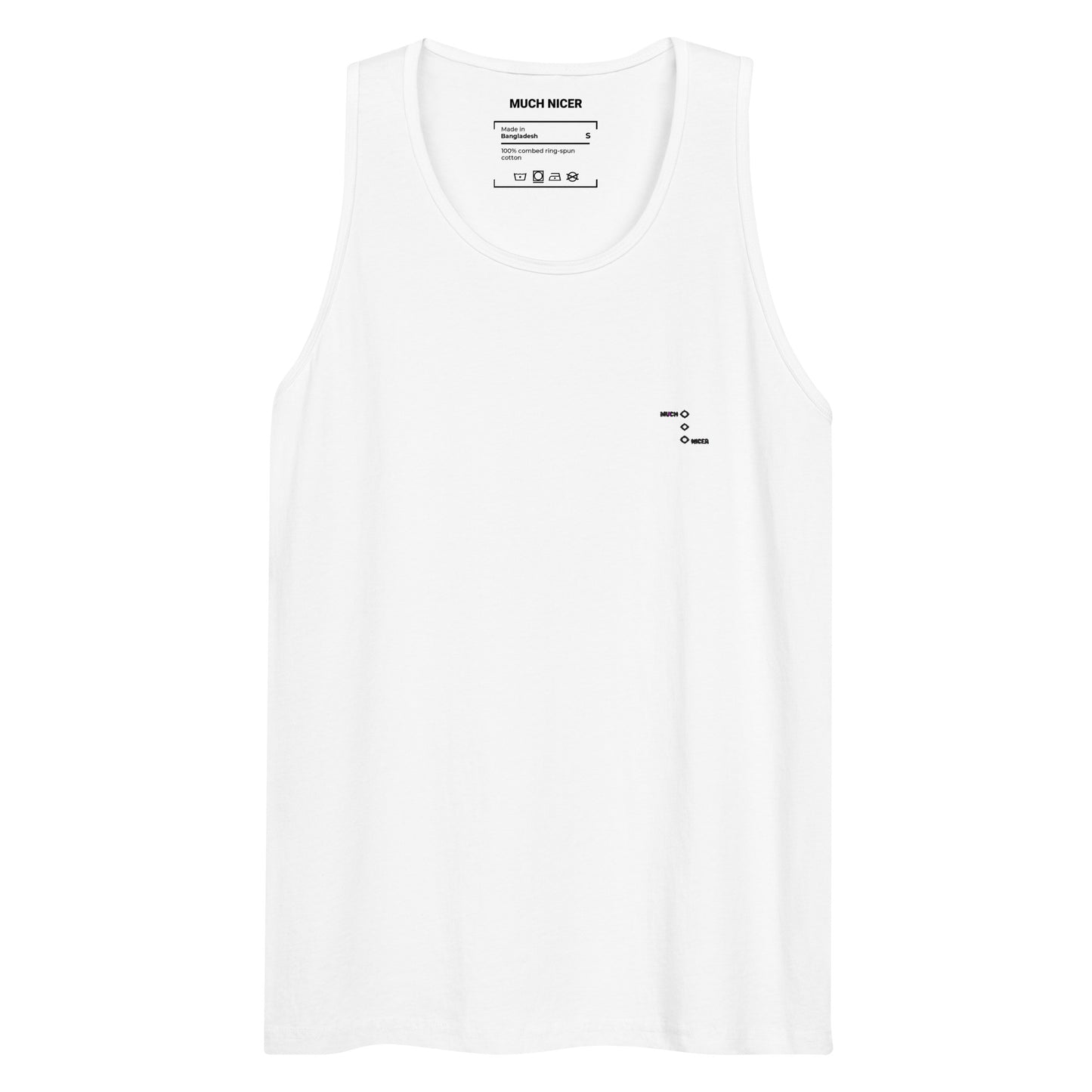 Embroidered and printed tank top - MUCH NICER