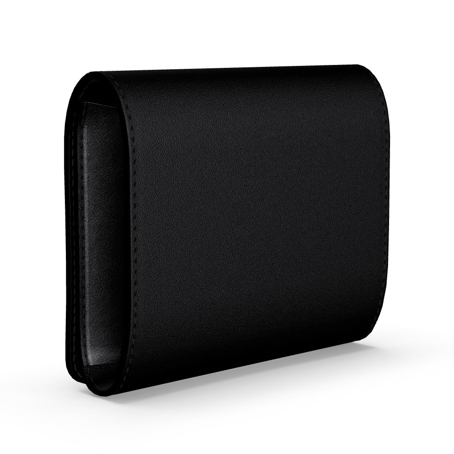 Optical Illusion leather foldover wallet