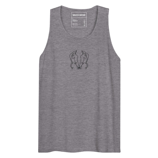Embroidered tank top