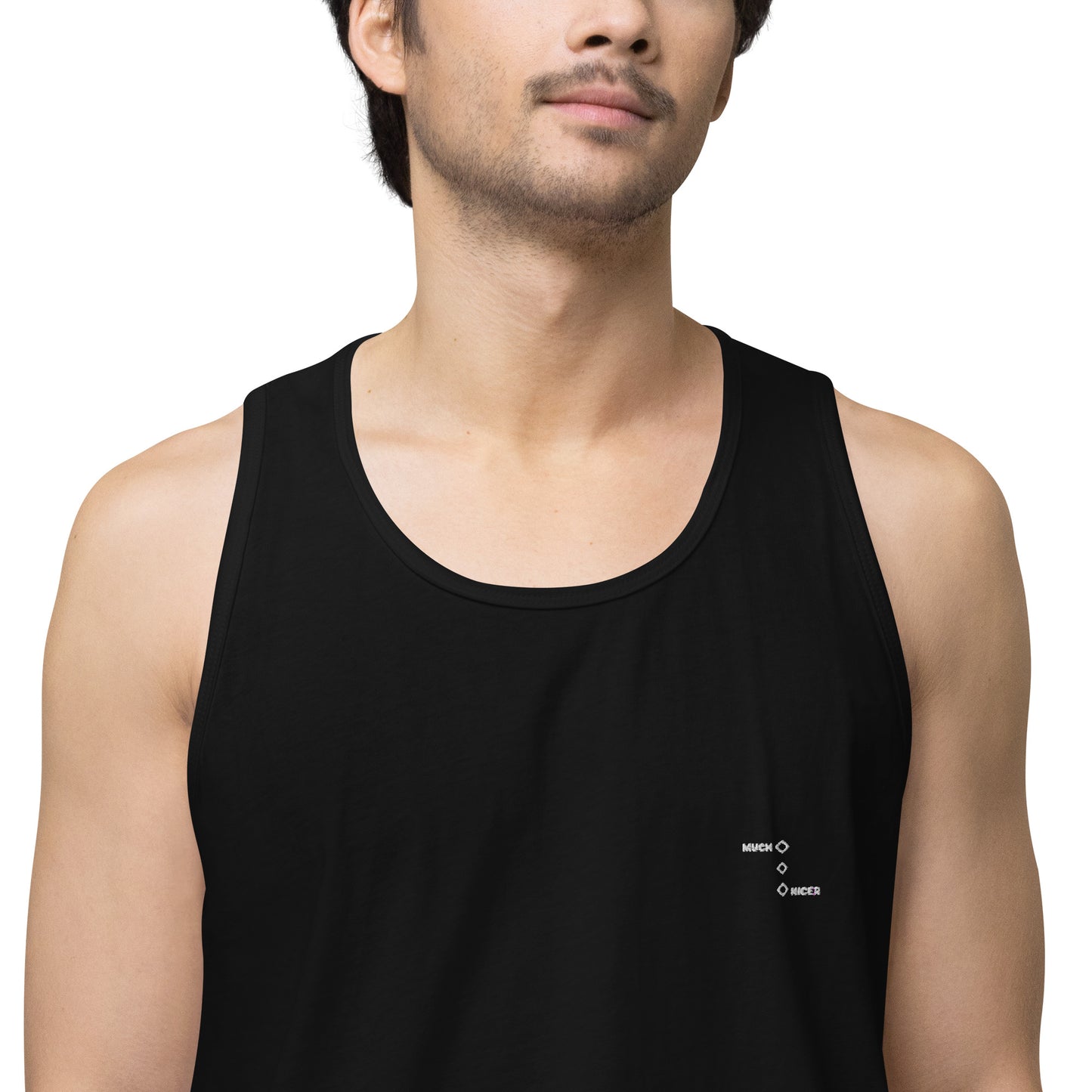 Embroidered and printed tank top - MUCH NICER